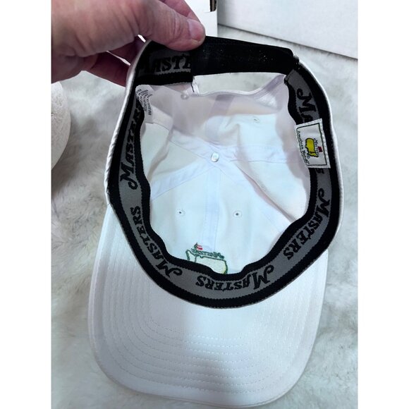 Masters Golf Tournament performance tech hybrid White Adjustable Cap hat - Picture 4 of 7